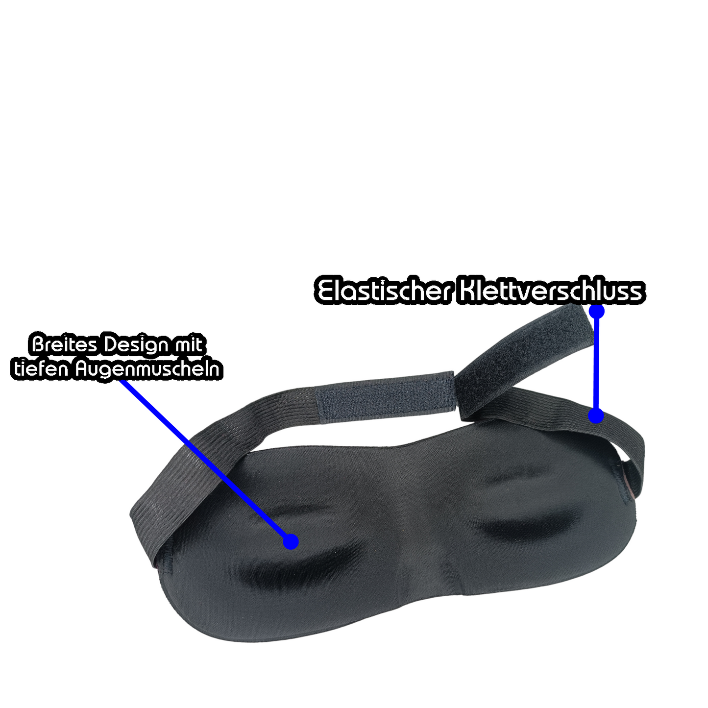 2x 3D Schlafmaske Schlafbrille Augenmaske Reise Maske Augenbinde Schlafbrille DE