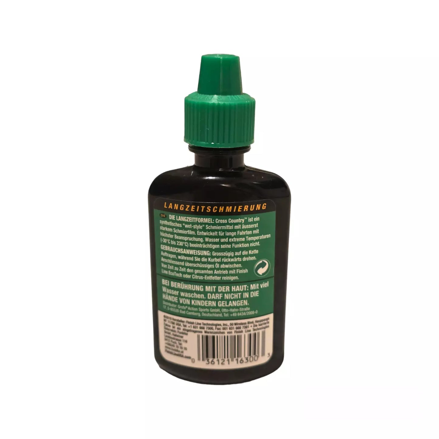 Kettenöl Finish Line Cross-Country Wet Fahrrad MTB E bike Regen syntetisch 60ml
