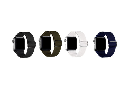 Geflochtenes Armband kompatibel für Apple Watch Series 1- 7 & Solo Loop Sport