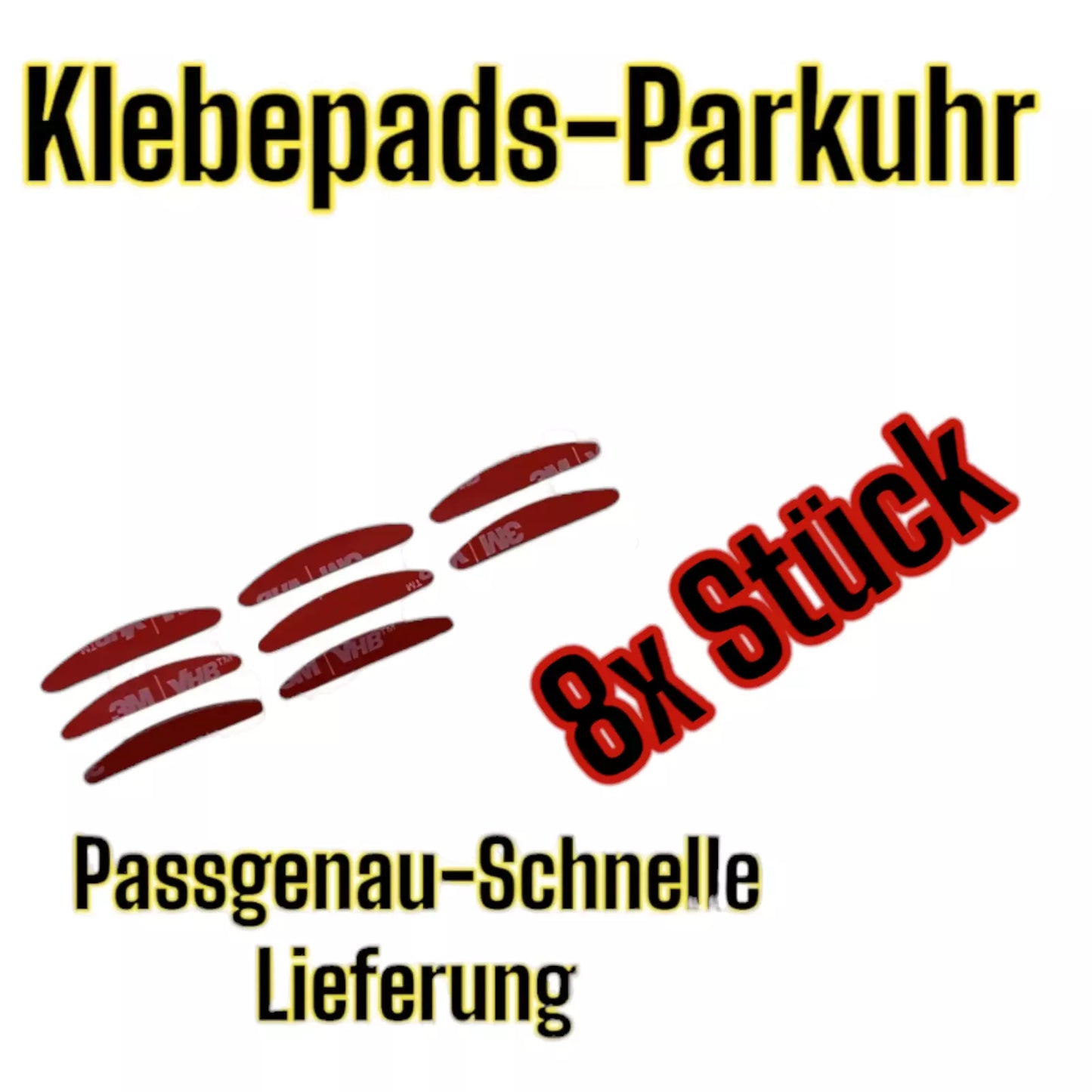 Ersatz Klebepads für Elektrische Parkscheibe Park MINI Parkuhr Klebestreifen DE
