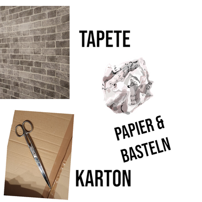 Papierschere Haushaltsschere Profi Stahl Küchenschere Universalschere Scharf Tapezierschere Bastelschere
