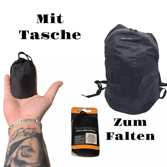 Reise Rucksack Faltbar City Tasche Handgepäck Einkaufen Camping Wandern Einkauf
