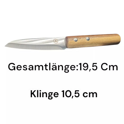 Schälmesser Küchenmesser Holzgriff Gemüsemesser Obstmesser 19,5 Cm
