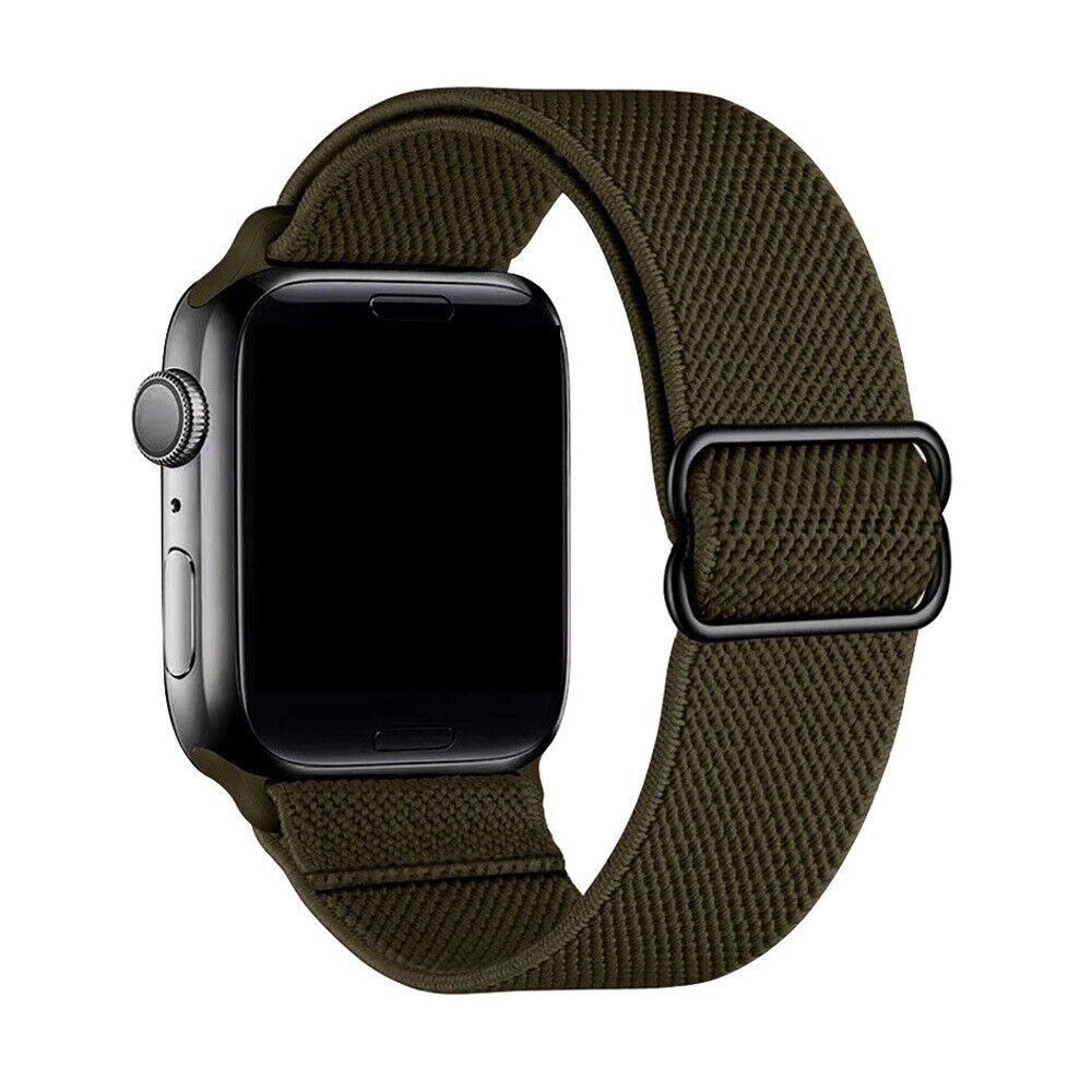 Geflochtenes Armband kompatibel für Apple Watch Series 1- 7 & Solo Loop Sport